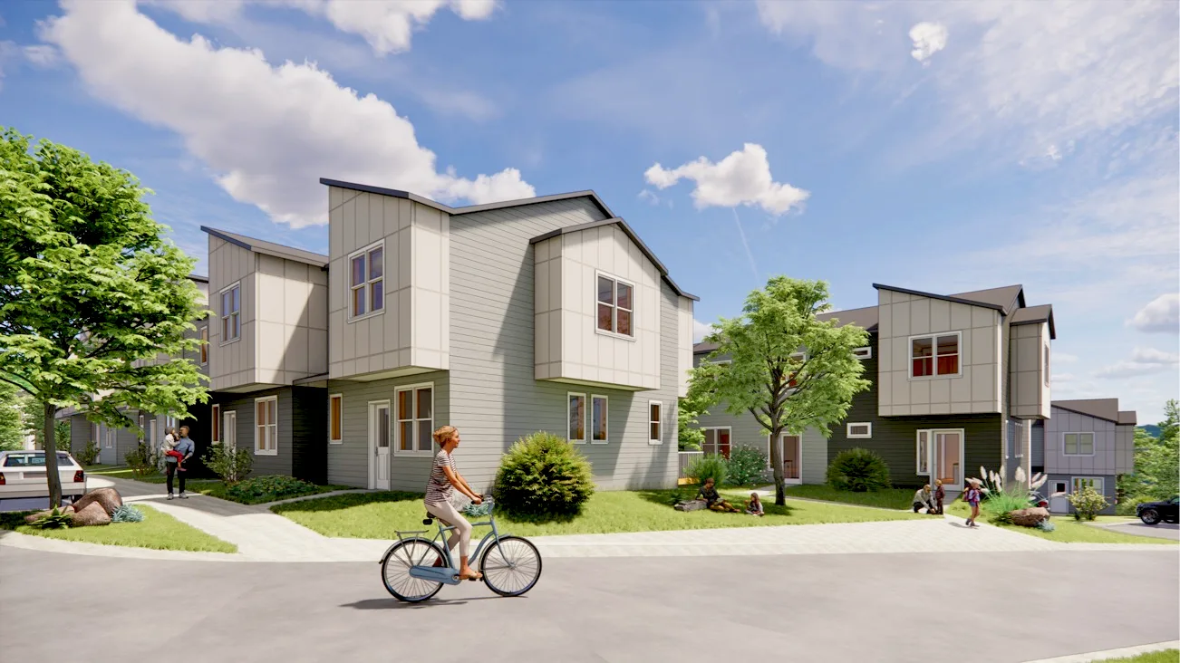Architectural drawings and permit documents for a Portland community project, representing Shea Gilligan’s expertise in feasibility and city planning.